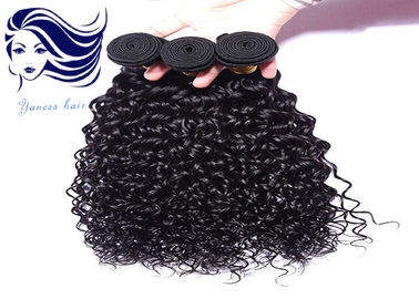 China Tangle Free Weave Human Hair / Brazilian Weaves Hair Extensions Double Weft supplier