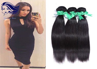China Natural Unprocessed Human Hair Bundles , Straight Indian Hair Extensions supplier