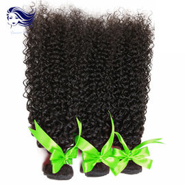 China Kinky Curly Virgin Indian Hair Extensions Micro Weft 8A Grade Hair supplier