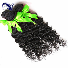 China Real Virgin Indian Hair Extensions with Clips , Indian Deep Wave Virgin Hair supplier