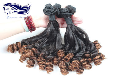 China Aunty Funmi Human Hair Ombre Spring Curly 8 &quot; - 22 &quot; Double End supplier