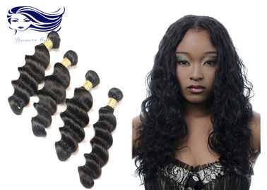 China 10&quot; - 22&quot; 6A 7A 8A Virgin Brazilian Hair Extensions Unprocessed Natural Color supplier