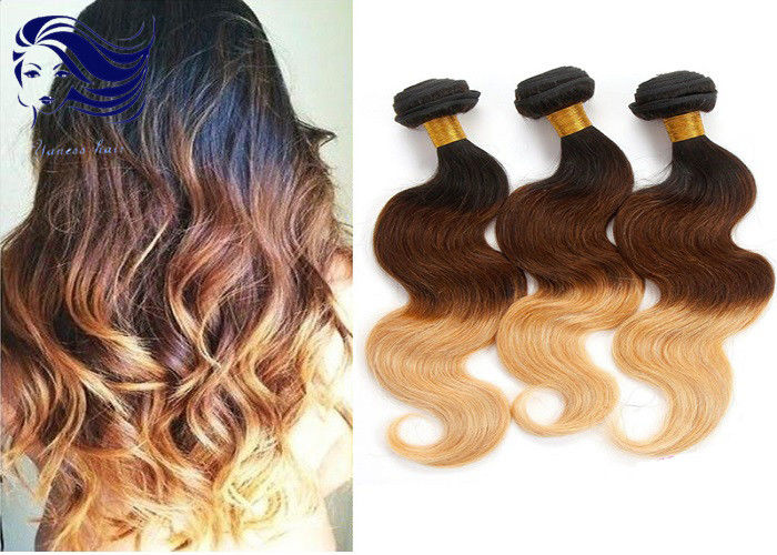 Long Hair Ombre Color Hair 100 Virgin Human Hair Extensions For