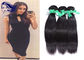 Natural Unprocessed Human Hair Bundles , Straight Indian Hair Extensions supplier