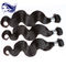 Jet Black Grade 6A Virgin Hair Body Wave with 12 Inch No Shedding supplier