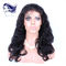 Indian 6A Human Hair Front Lace Wigs For Black Women Dark Black supplier
