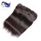 Peruvian Remy Natural Lace Front Closures Side Part Silk Straight supplier