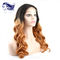 Unprocessed Virgin Brazilian Full Lace Wigs Human Hair Ombre Color supplier