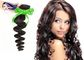 China No Tangle Remy Indian Hair Extensions Jet Black Wavy Hair Weave exporter