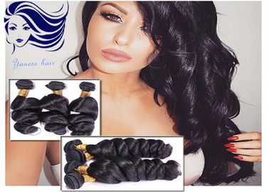China Natural Virgin Brazilian Hair Extensions Long Hair Loose Wave 10inch - 30inch distributor