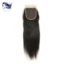China Natural Side Part Lace Closure 3 Part Lace Closure Silk Straight factory