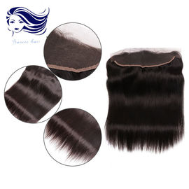 China Peruvian Remy Natural Lace Front Closures Side Part Silk Straight distributor