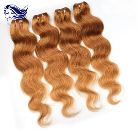China Colorful Human Hair Extensions For Girls , Colored Real Hair Extensions factory
