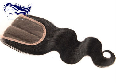 China Middle Part Lace Top Closures Human Hair , Brazilian Closure Remy Hair factory