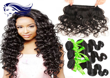 China Natural Color Virgin Indian Hair Extensions Virgin Brazilian Hair Extension distributor