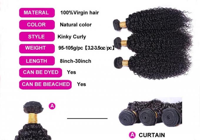 Tangle Free Weave Human Hair / Brazilian Weaves Hair Extensions Double Weft