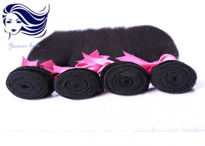 7A 10 Inch Virgin Peruvian Hair Extensions for Black Women Silk Straight