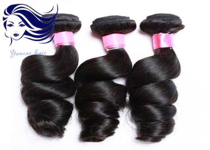 Virgin Curly Human Hair Extensions For Black Women Loose Wave