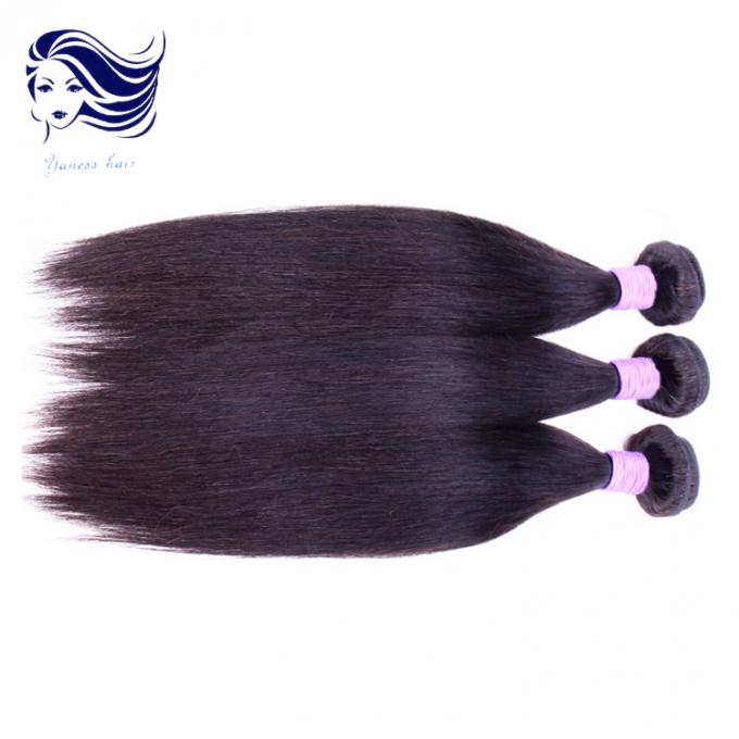 10 Inch Virgin Peruvian Hair Extensions , Peruvian Straight Hair Bundles