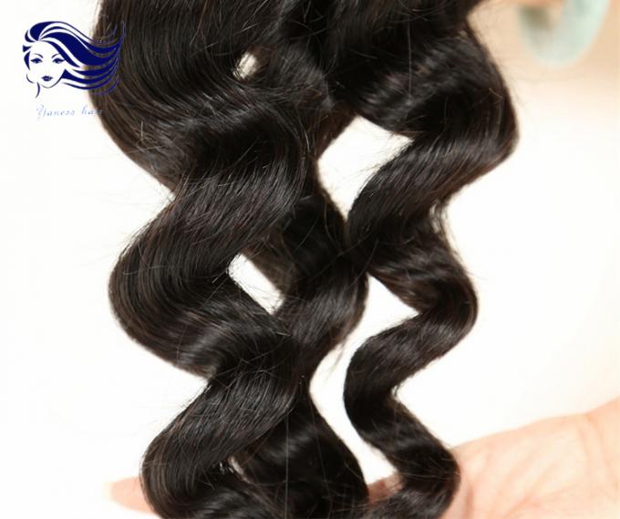 20 Inch Virgin Indian Hair Extensions Loose Wave Virgin Hair Smooth