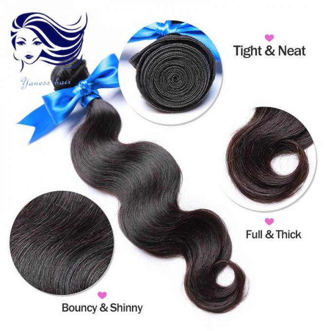 Remy Virgin Malaysian Hair Body Wave Double Weft 7A Virgin Curly Hair Bundles