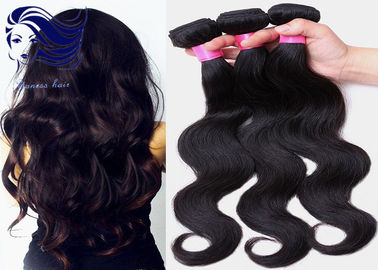 China Light Black 18inch Human Hair Extensions Peruvian Deep Wave Virgin Hair supplier