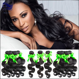 China Virgin Indian Hair Extensions / 8A Virgin Hair Body Wave Human Hair supplier