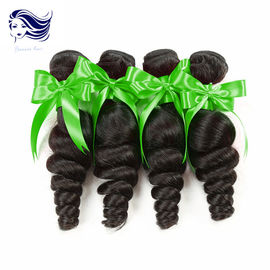 China 7A Sensationnel Unprocessed Human Hair Extensions Jet Black Wavy Hair supplier