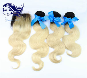 China Blonde Human Hair Extensions supplier