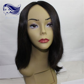 China Glueless Full Human Hair Front Lace Wigs Natural Straight 40&quot; supplier