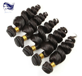 China Brazilian Grade 7A Virgin Hair Weave Tangle Free with Loose Wave supplier