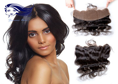 China 7A Grade Swiss Lace Front Hair Closure Human Hair Body Wave supplier