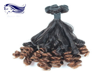 China Real Aunty Fumi curly hair Ombre Color for short hair 1B / 27 supplier