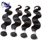 China Micro Weft Grade 6A Virgin Hair Jet Black Human Hair Curly Weave company