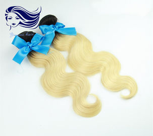 26" Human Hair Color Extensions / Blonde Hair Extensions Human Hair