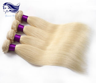 Remy Blond Color Human Hair Extensions / Colored Weave Hair Extensions