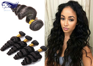 7A Grade Natural Color Brazilian Hair Extensions Free Sample Loose Wave Weaving