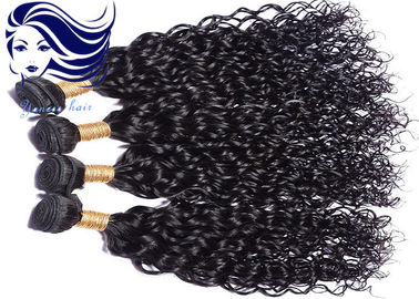 Tangle Free Weave Human Hair / Brazilian Weaves Hair Extensions Double Weft supplier