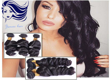 Natural Virgin Brazilian Hair Extensions Long Hair Loose Wave 10inch - 30inch supplier