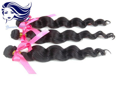 Light Black 18inch Human Hair Extensions Peruvian Deep Wave Virgin Hair supplier