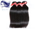 Jet Black Virgin Cambodian Hair Extensions Micro Weft Silk Straight supplier