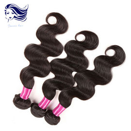 Body Wave Virgin Peruvian Hair Extensions Black Hair 8A Grade 12 Inch supplier
