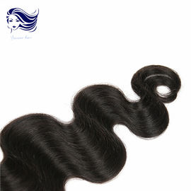 Micro Weft Virgin Indian Hair Extensions Body Wave Hair Weave supplier