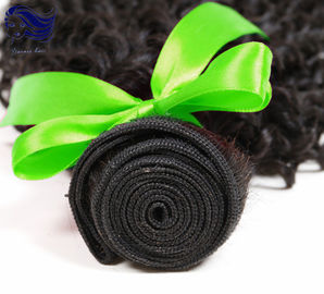 Kinky Curly Virgin Indian Hair Extensions Micro Weft 8A Grade Hair supplier