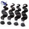 China Micro Weft Grade 6A Virgin Hair Jet Black Human Hair Curly Weave exporter