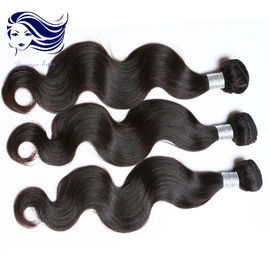 Jet Black Grade 6A Virgin Hair Body Wave with 12 Inch No Shedding supplier