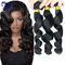 Remy Human Double Weft  Virgin Cambodian Loose Wave Hair Natural Black supplier