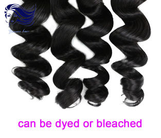 Remy Human Double Weft  Virgin Cambodian Loose Wave Hair Natural Black supplier