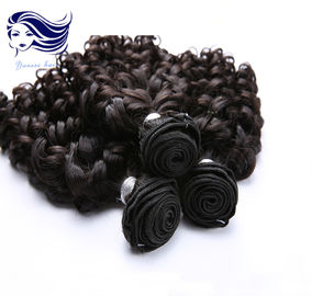 Jet Black Virgin Aunty Funmi Hair Unprocessed Peruvian Hair Weaving supplier