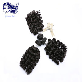 Jet Black Virgin Aunty Funmi Hair Unprocessed Peruvian Hair Weaving supplier